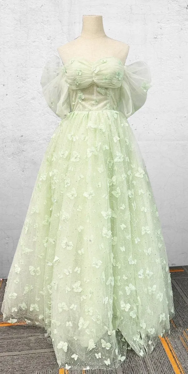 Boho A-line Sweetheart Floor-Length Quinceanera Dresses