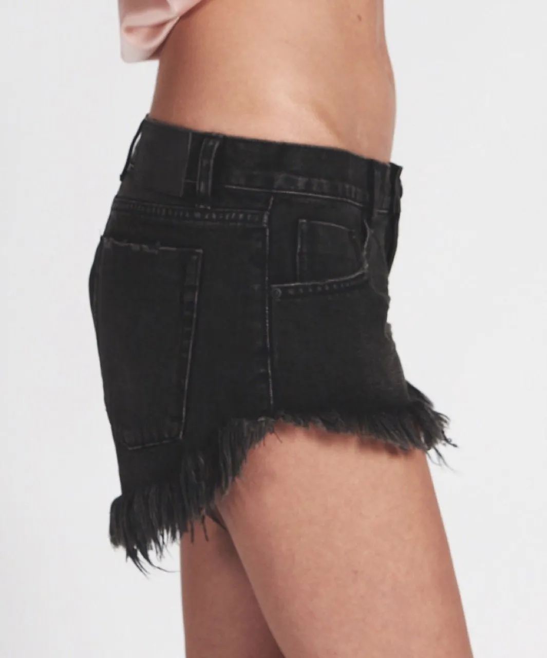 Bonita Low Waist Shorts in Double Bass