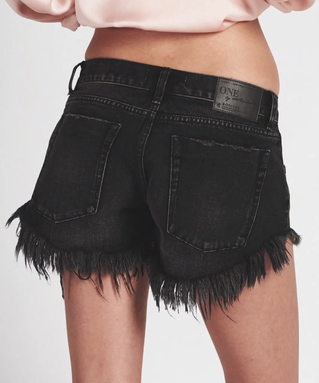 Bonita Low Waist Shorts in Double Bass