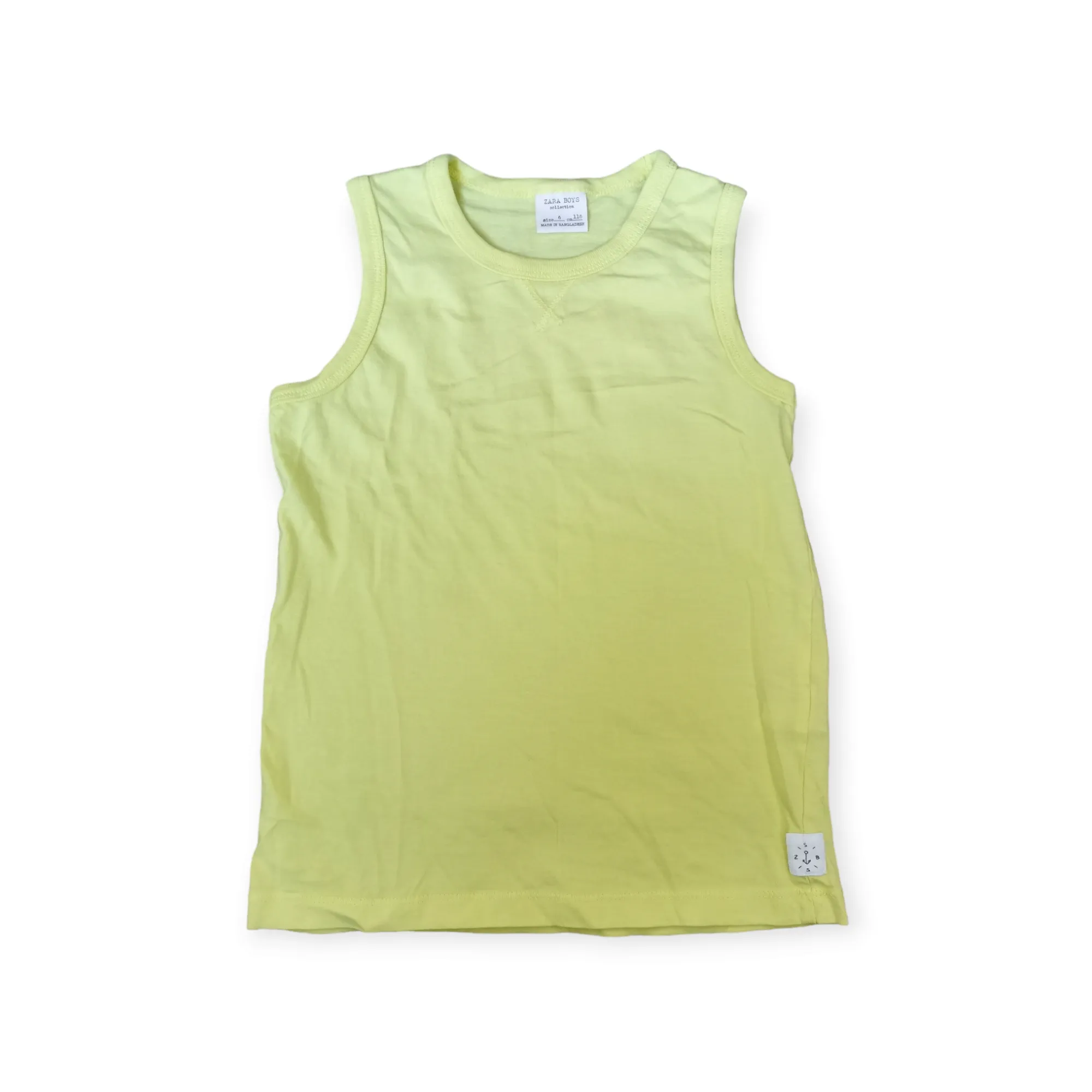 BOY SIZE 6 YEARS - ZARA Boys, Soft Cotton, Summer Tank EUC B44