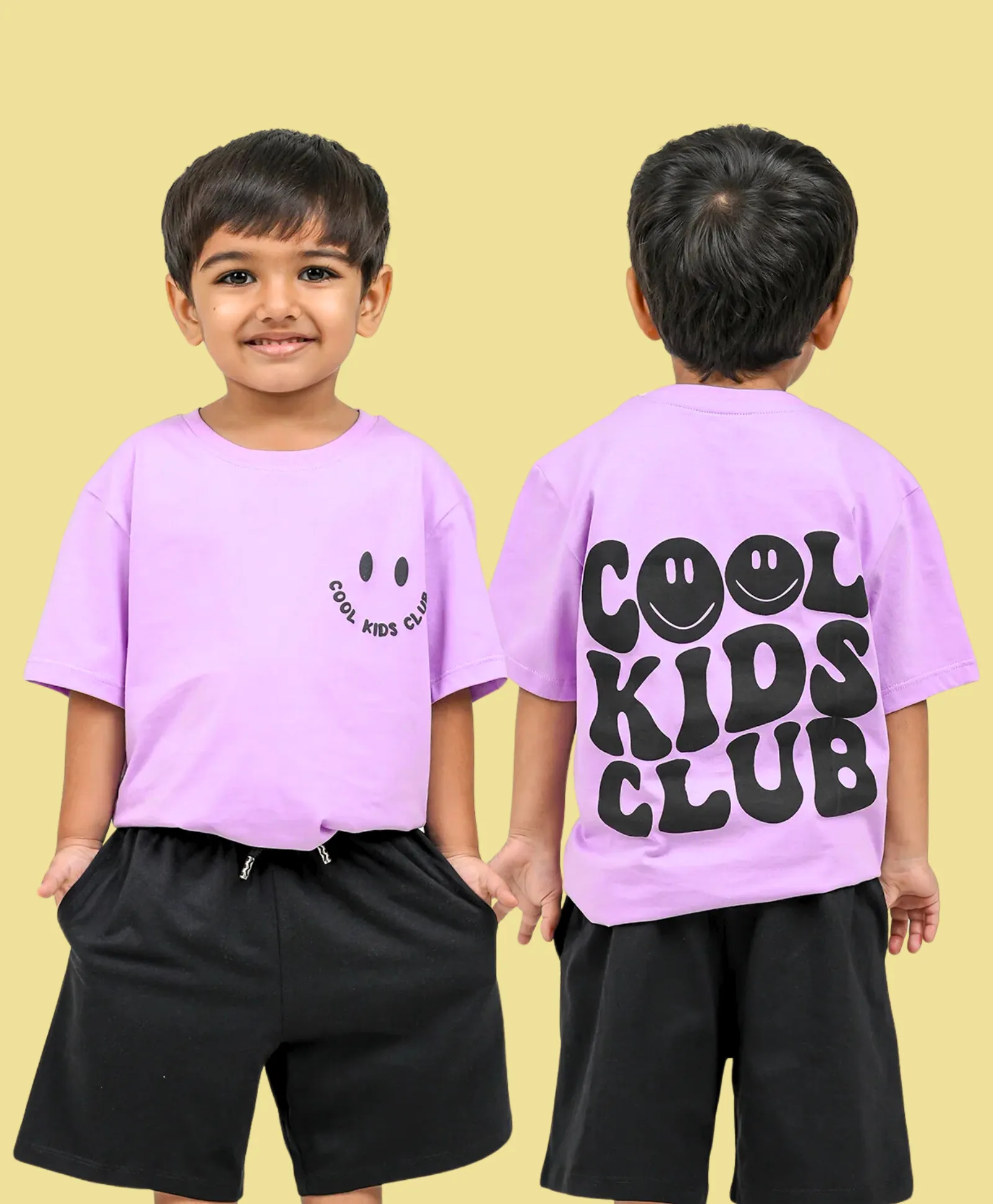 Boys Cool Kids Print Oversized T-Shirt & Short Set
