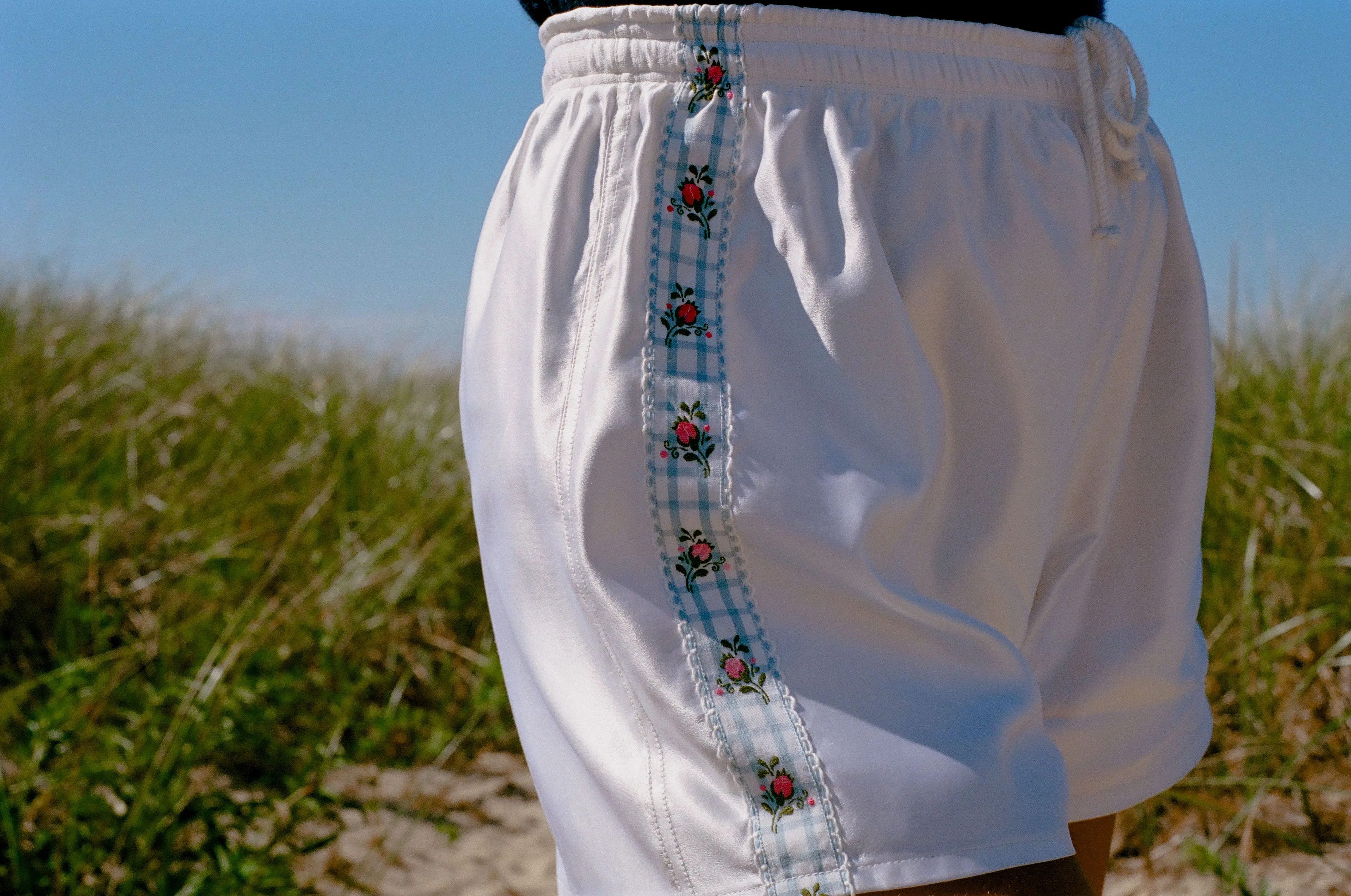 Brookdale Shorts in Alpine White