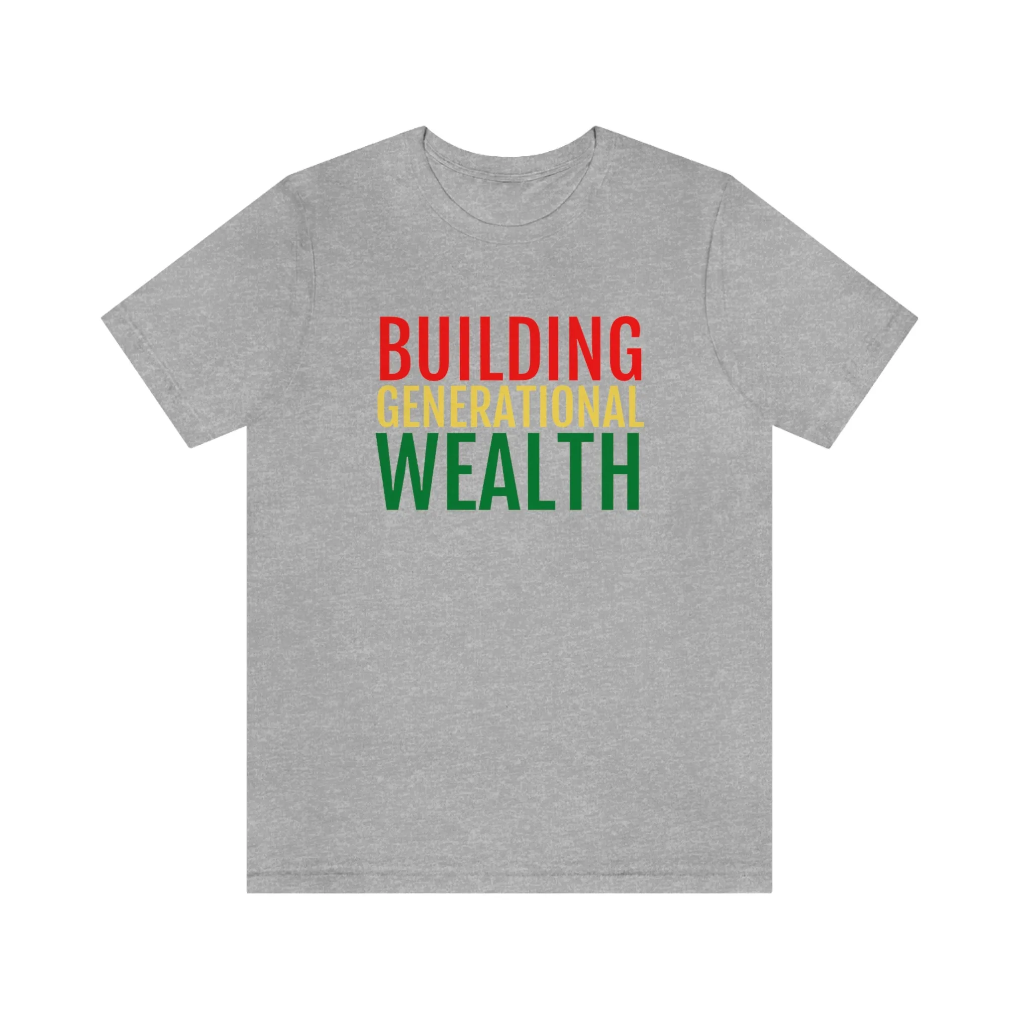 Building Generational Wealth (BHM Edition) - Unisex Jersey Short Sleeve Tee