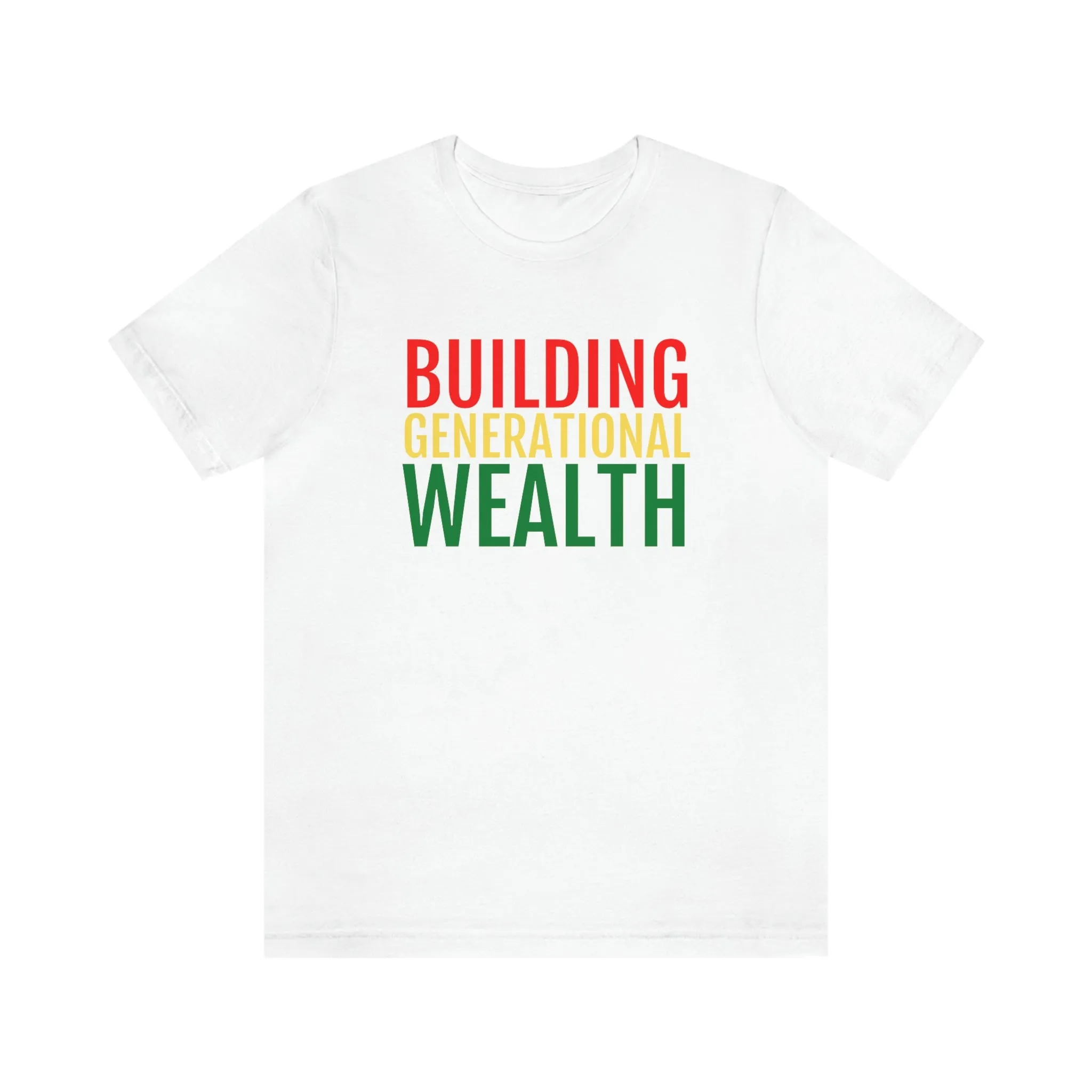 Building Generational Wealth (BHM Edition) - Unisex Jersey Short Sleeve Tee