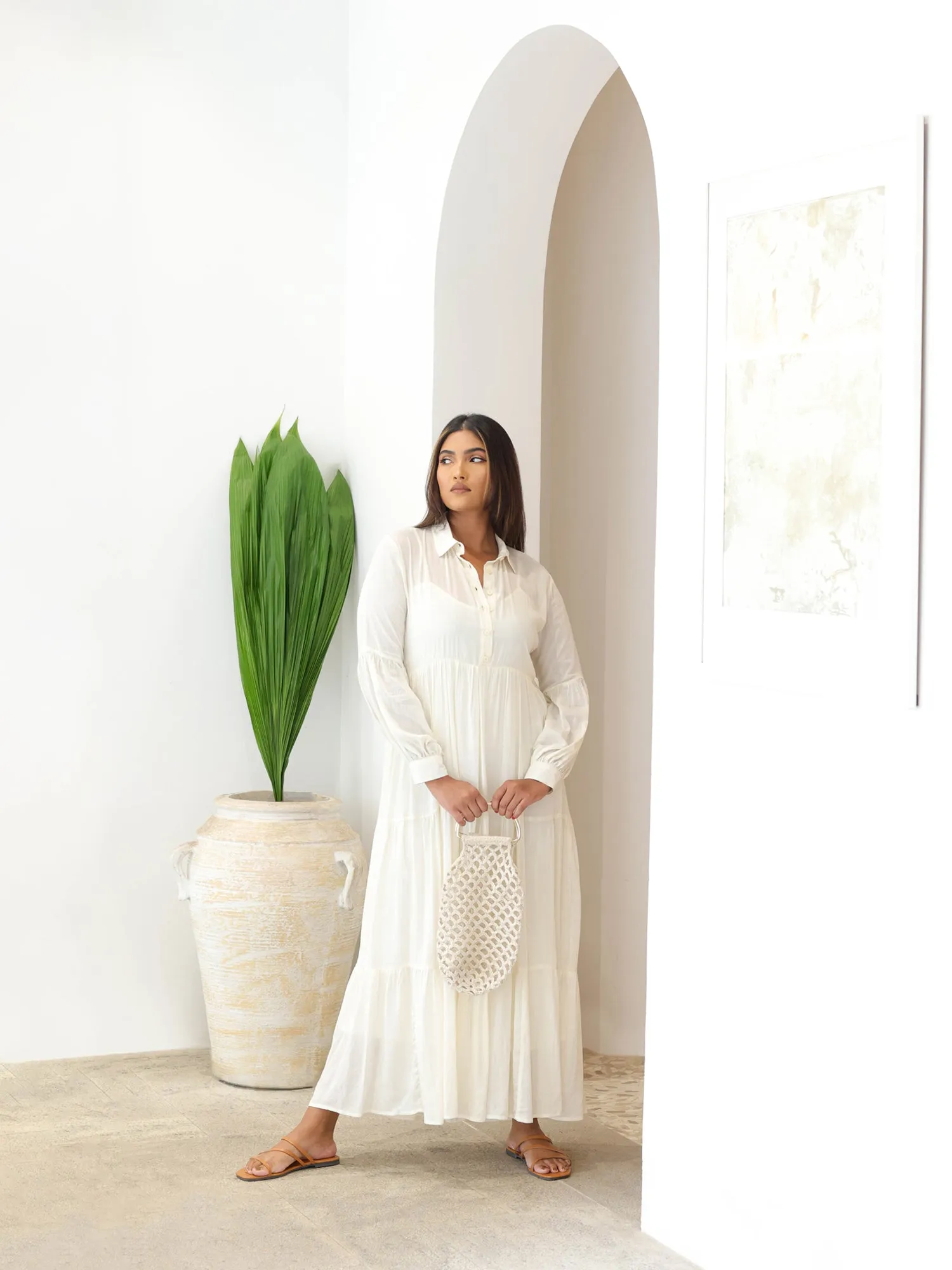 Button Down Maxi Dress