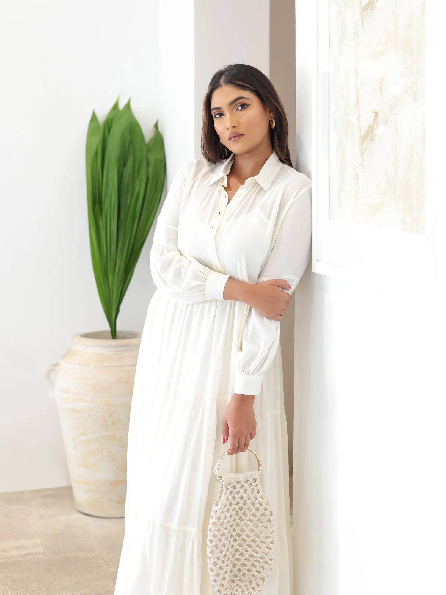 Button Down Maxi Dress