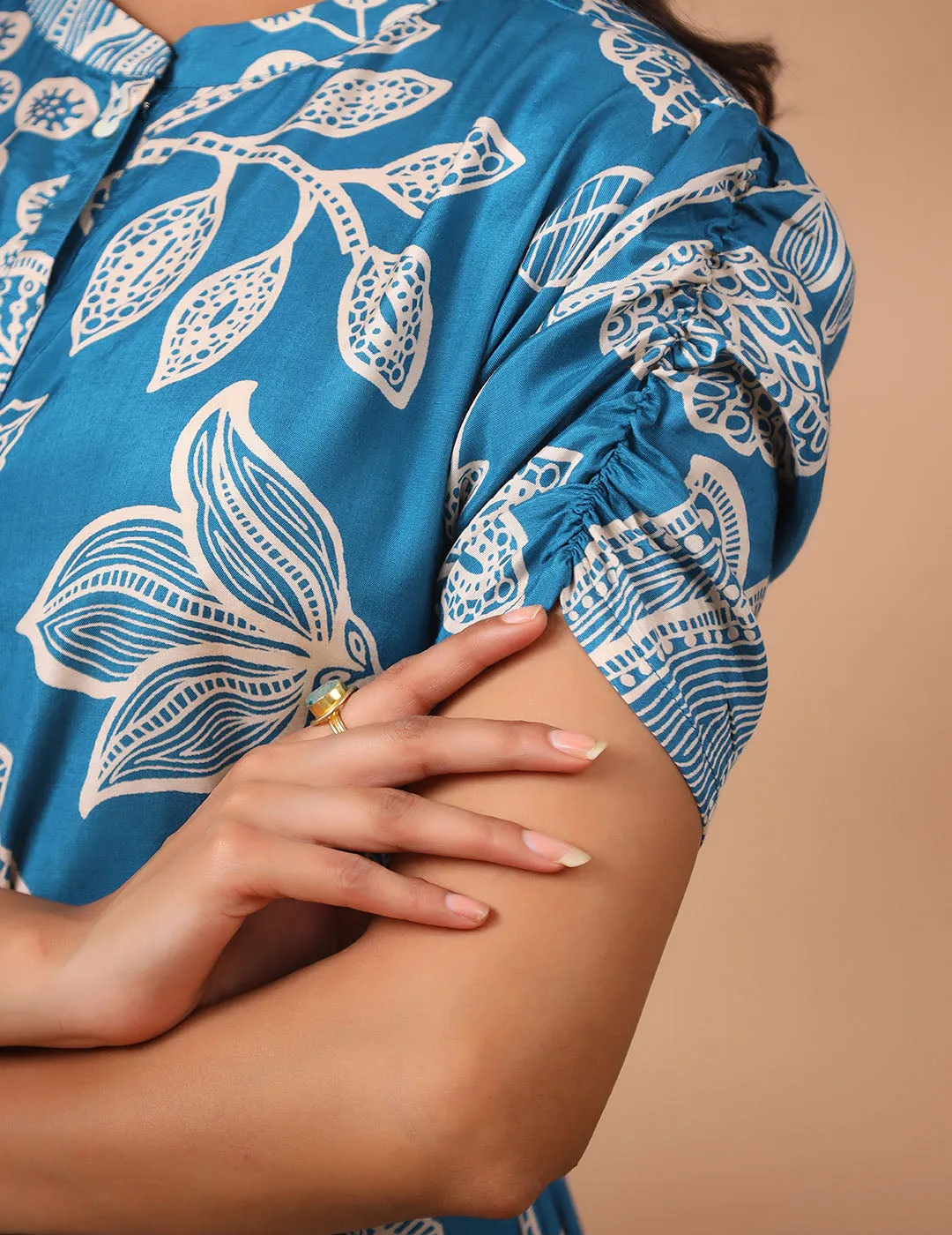 Buy Blue Silk Ethnic Dress For Women Online In India - Zola