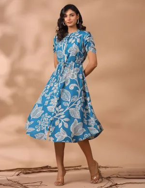 Buy Blue Silk Ethnic Dress For Women Online In India - Zola