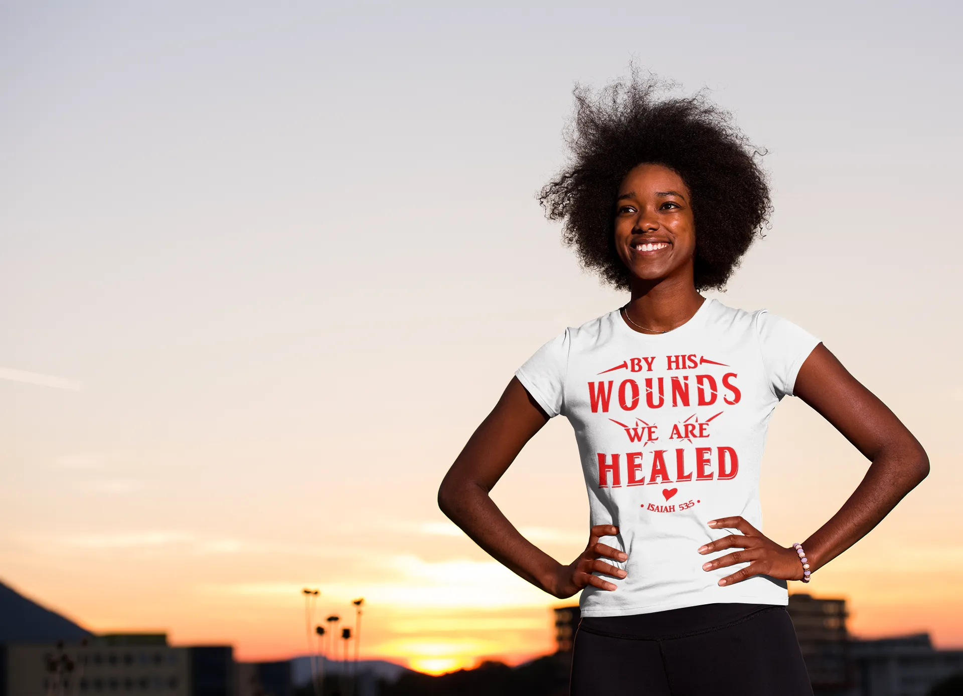 By His Wounds  T-Shirt