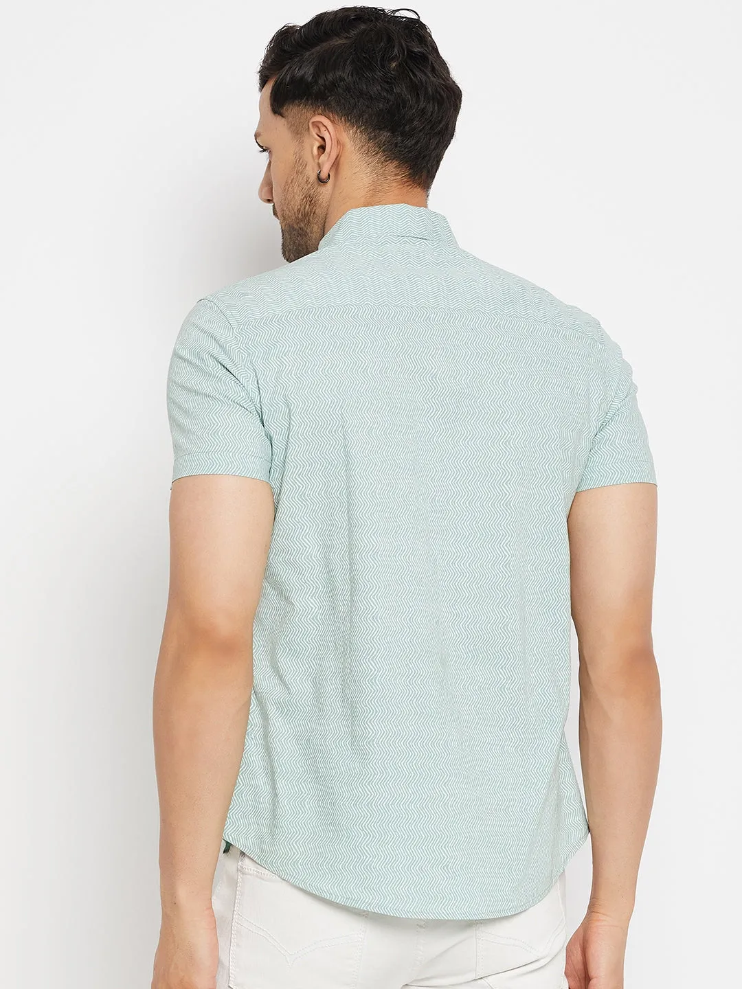 Camla Mintgreen Shirts For Men