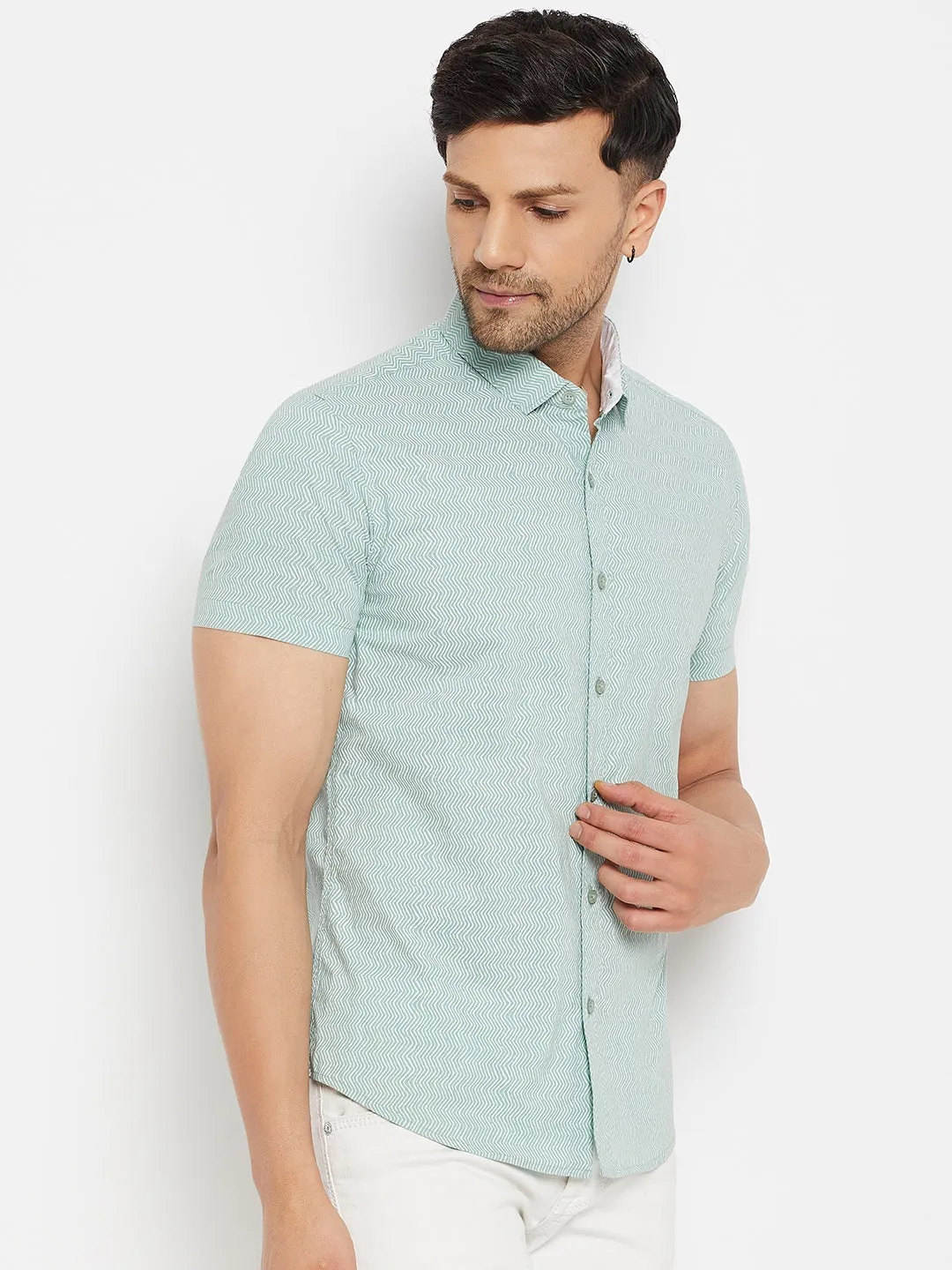 Camla Mintgreen Shirts For Men