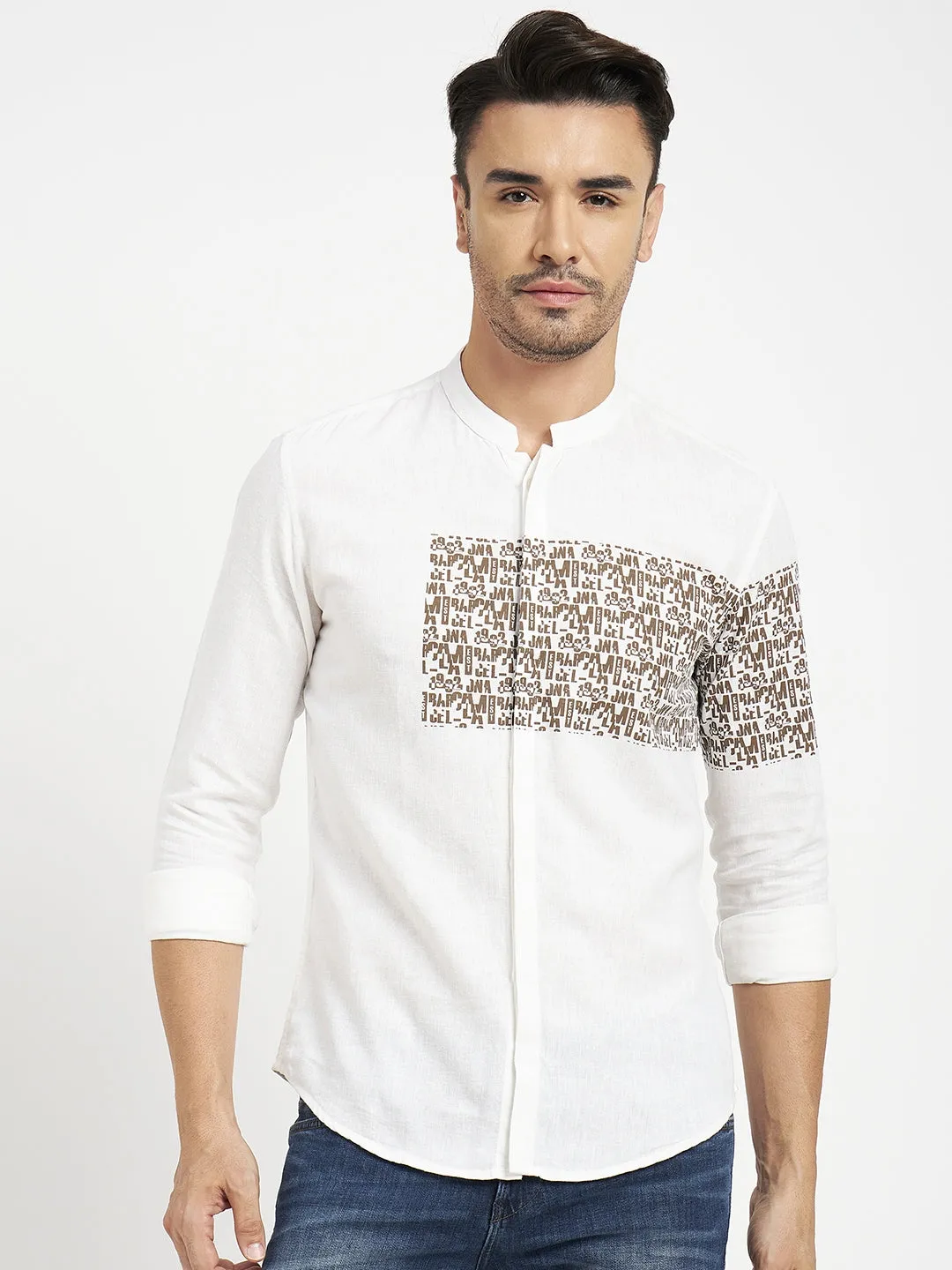 Camla Offwhite Shirts For Men