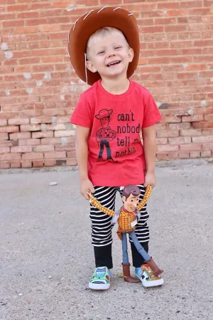 Can’t Nobody Tell Me Nothin’ Woody kids tee or tank *Black Ink Only*
