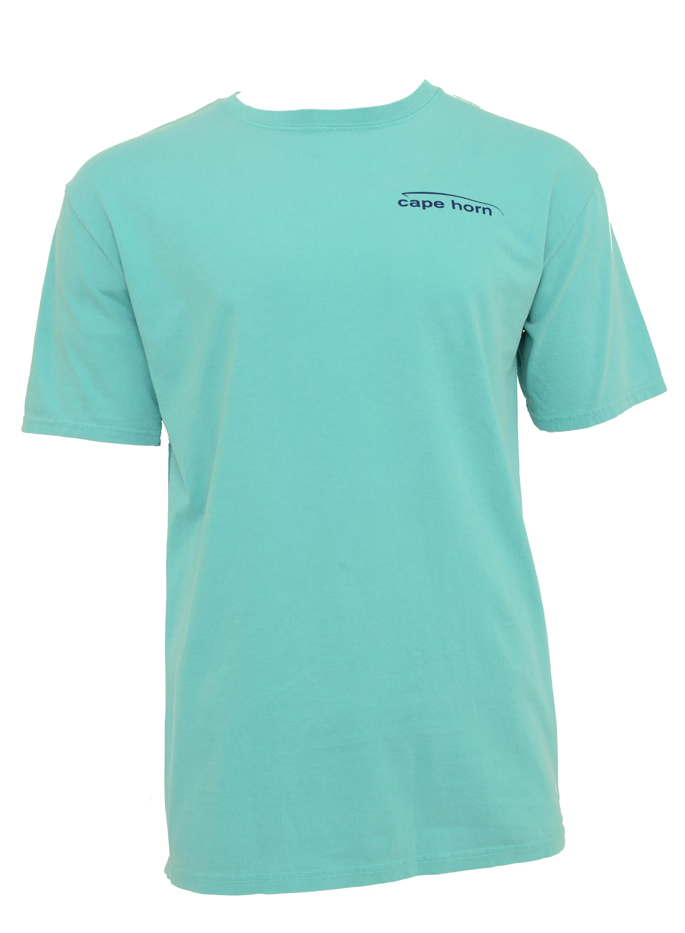 Cape Horn Vintage Stamp Cotton Short Sleeve