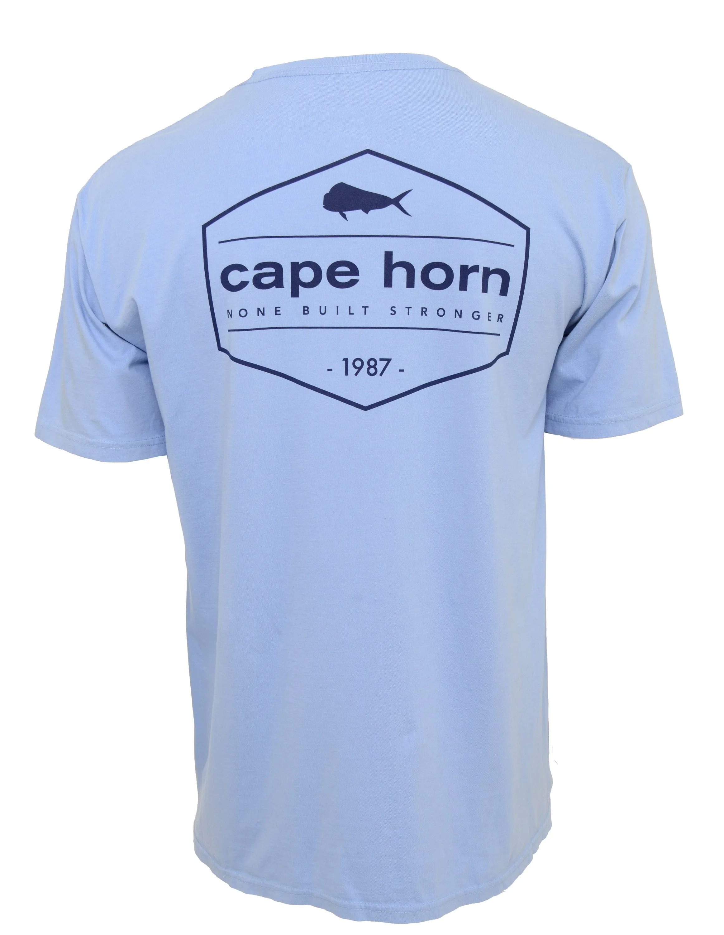 Cape Horn Vintage Stamp Cotton Short Sleeve
