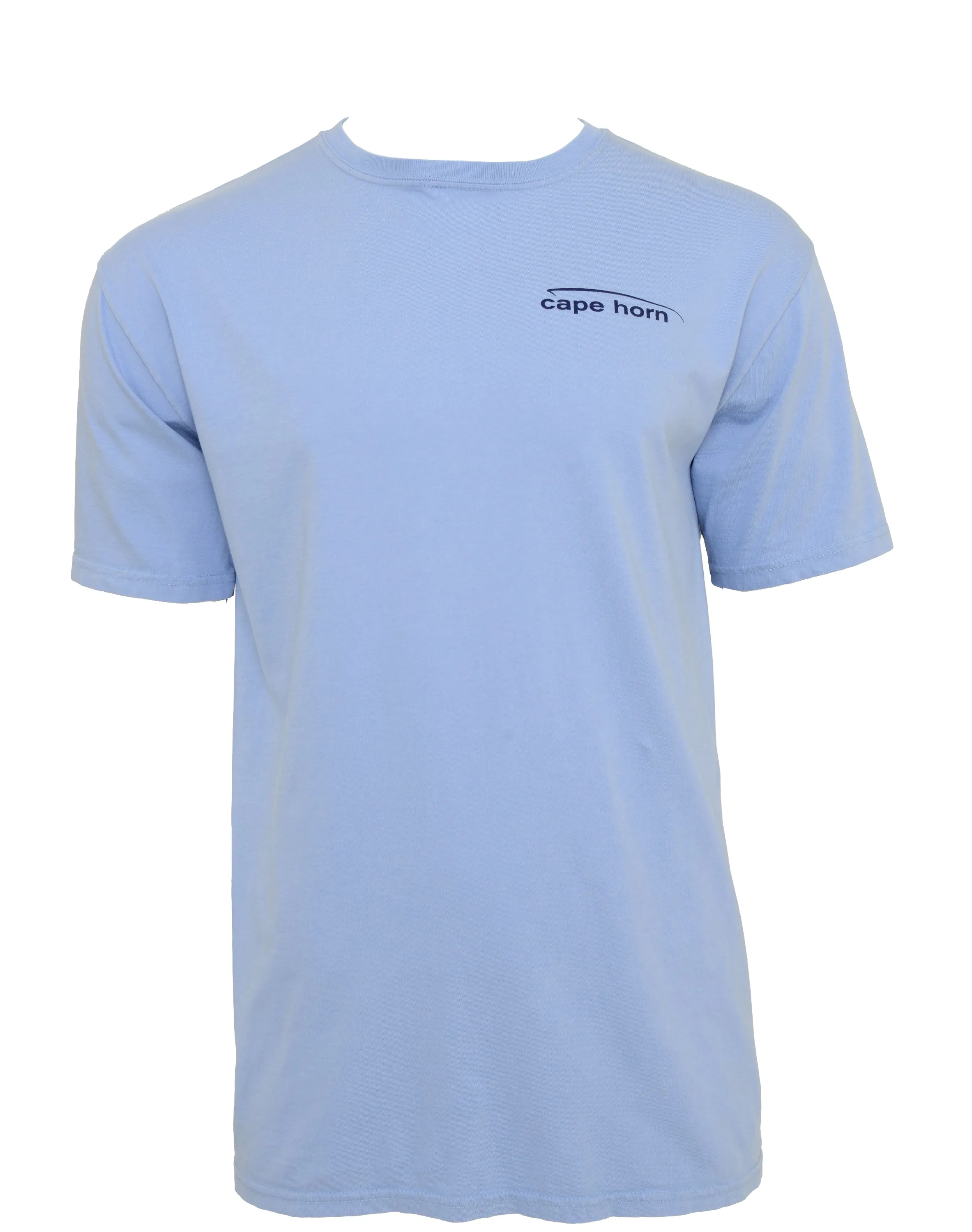 Cape Horn Vintage Stamp Cotton Short Sleeve