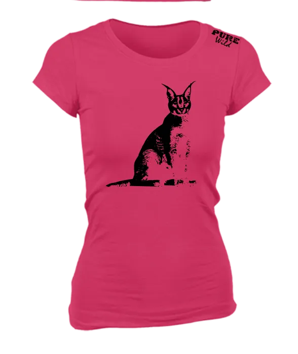 Caracal T-Shirt For The Ladies