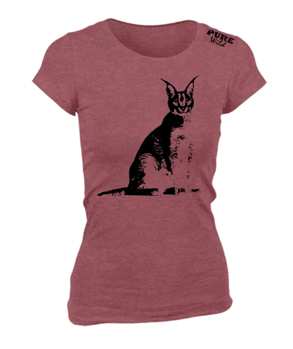 Caracal T-Shirt For The Ladies