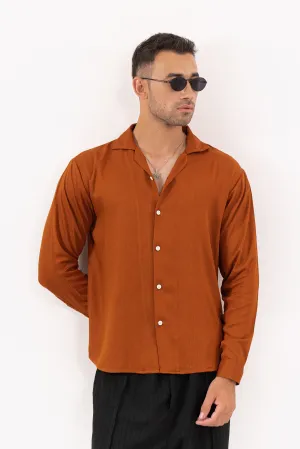 Caramel Textured Shirt