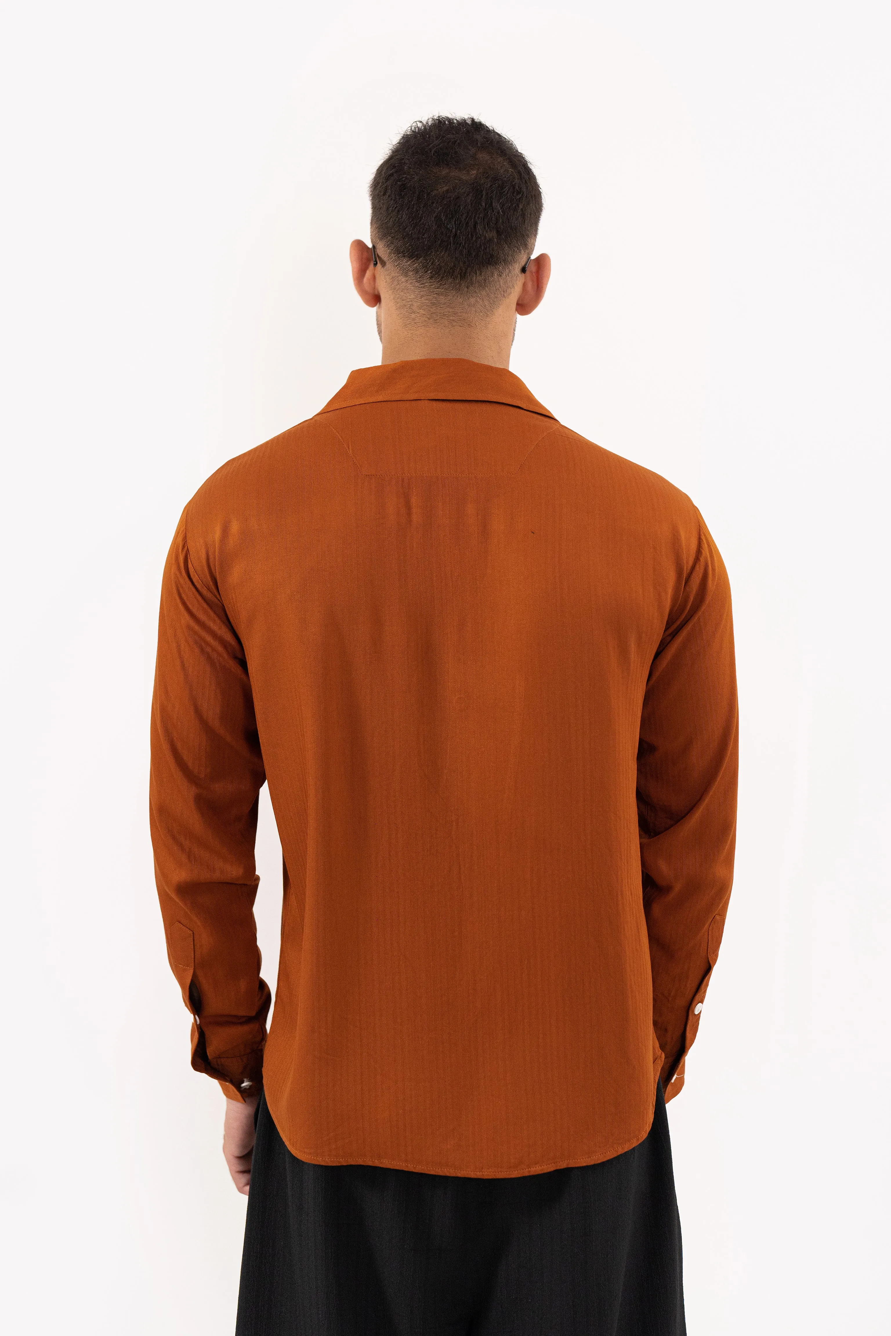 Caramel Textured Shirt