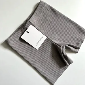 Carey Ribbed Shorts (Stone)