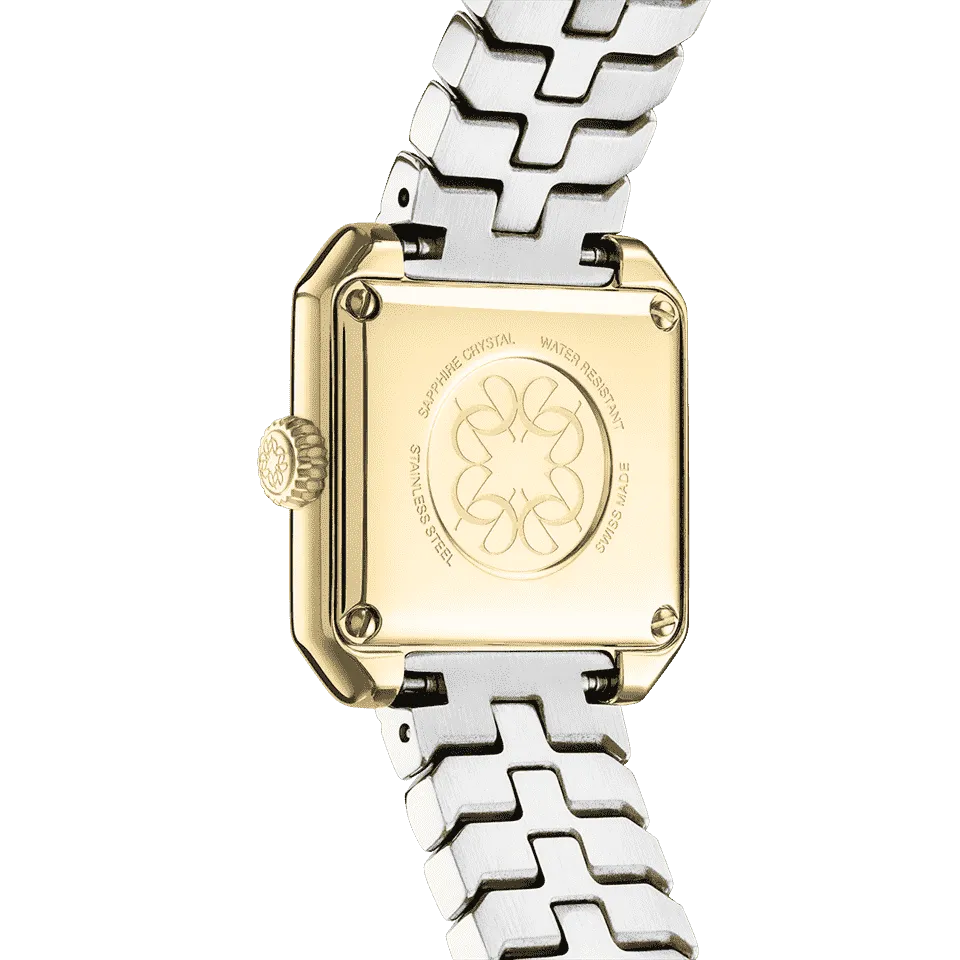 CARRÉ STAINLESS STEEL & GOLD PLATED