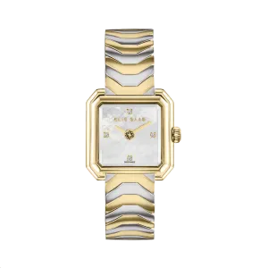 CARRÉ STAINLESS STEEL & GOLD PLATED