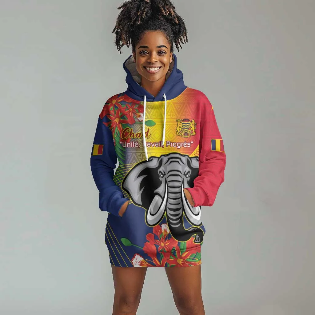 Chad Independence Day Hoodie Dress Happy 64 Years Of Independence LT14