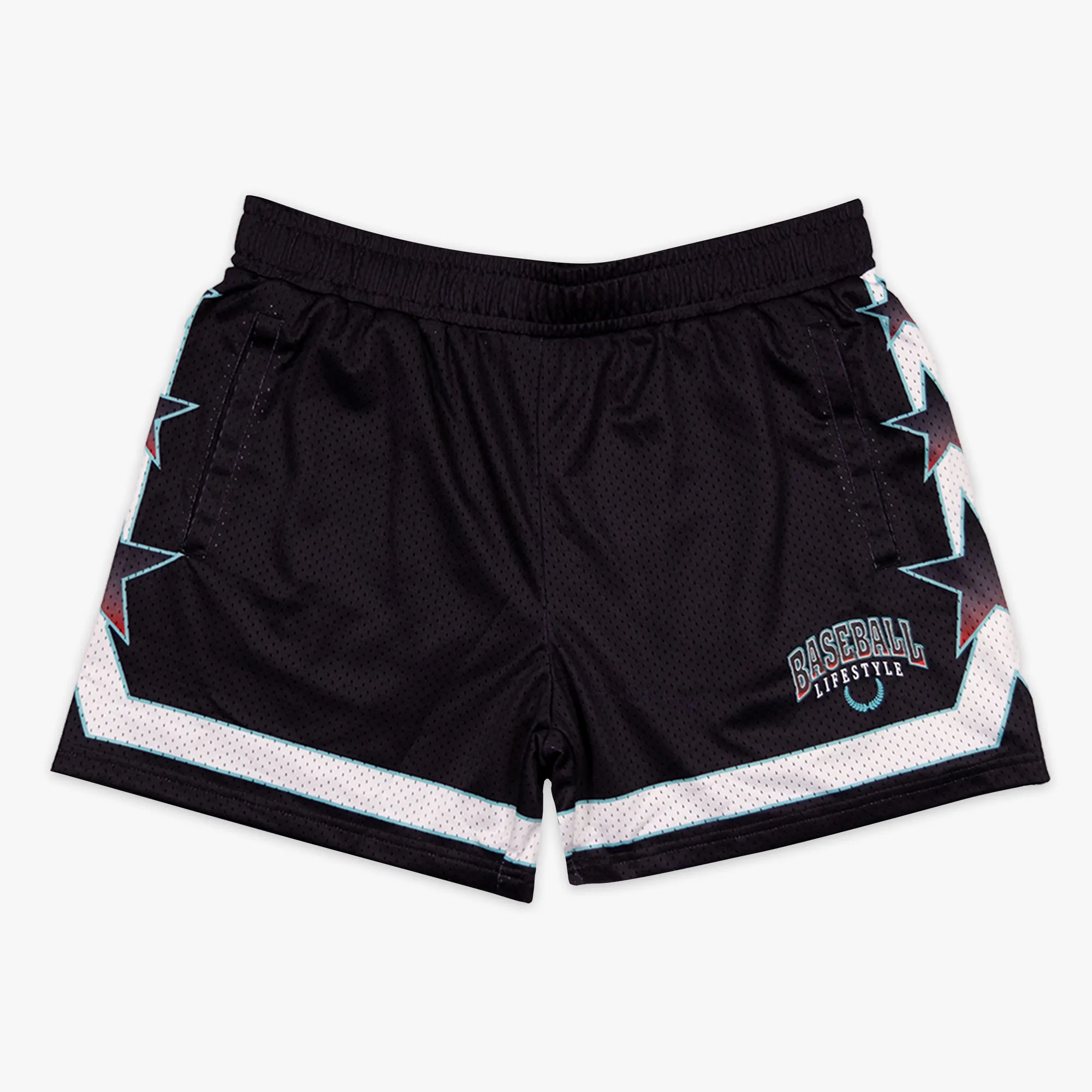 Champions Star Shorts - Black/Teal