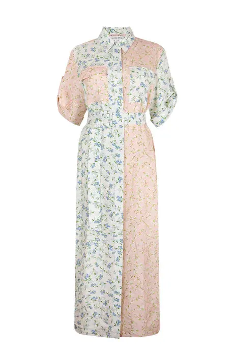 CHARLOTTE DRESS- DEWBERRY COMBO