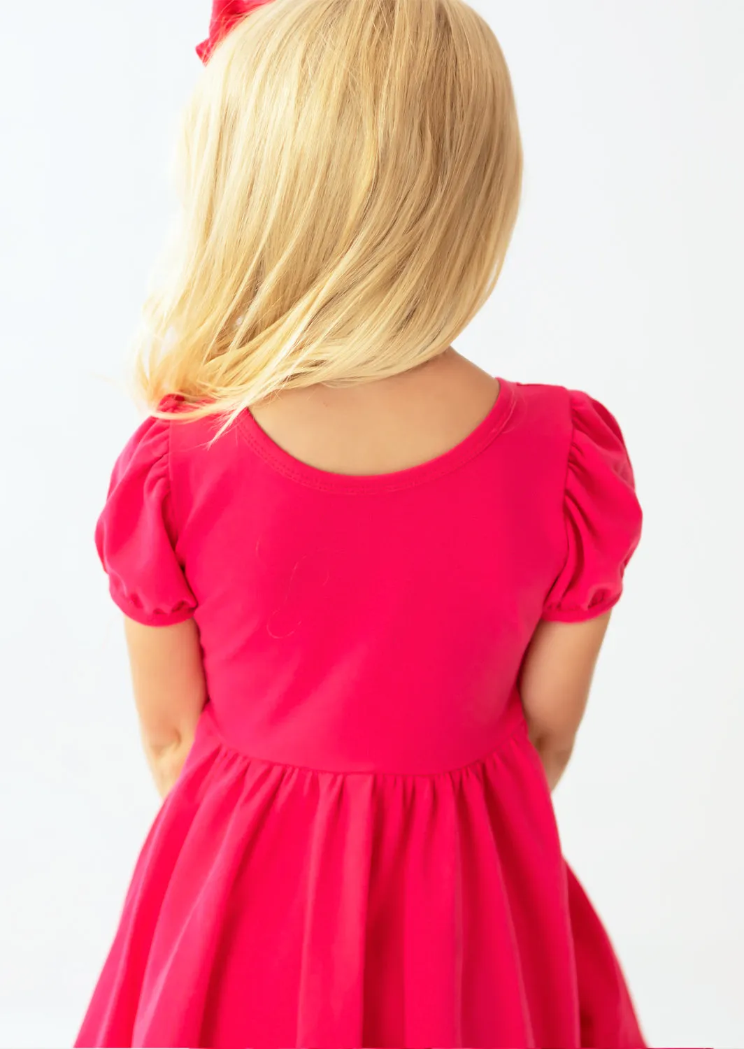 Charm Dress in Hot Pink