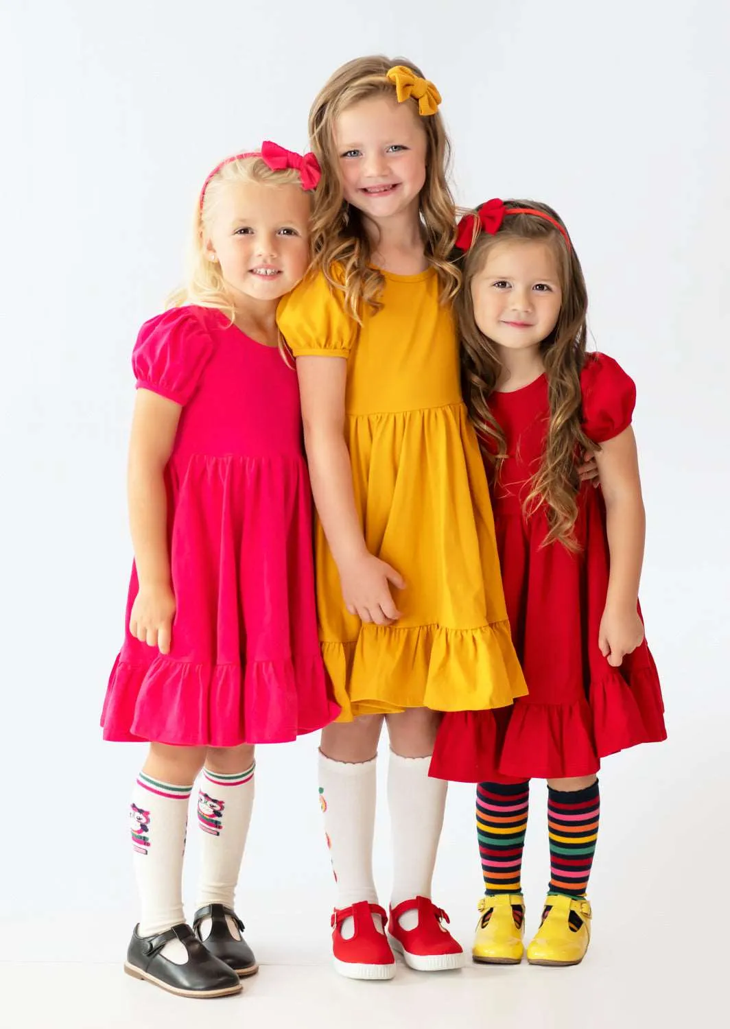 Charm Dress in Hot Pink