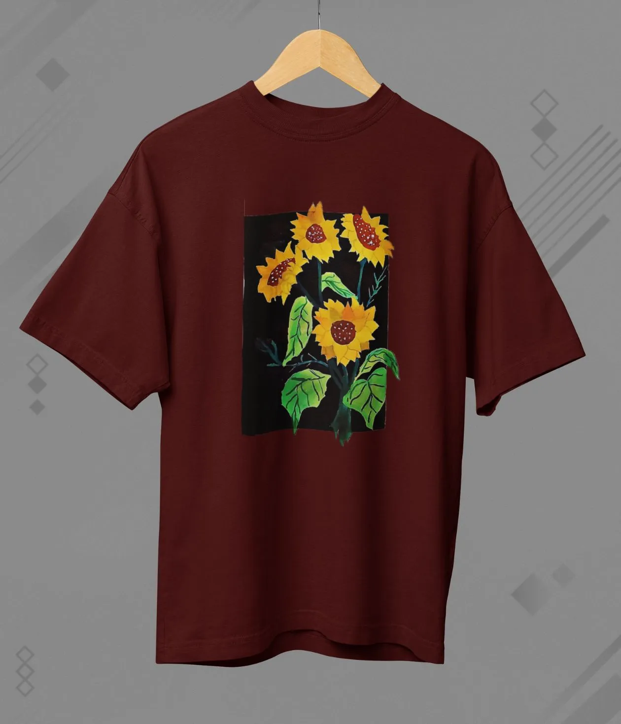 Chasing the Light - Terry Oversized T-Shirt - Dark