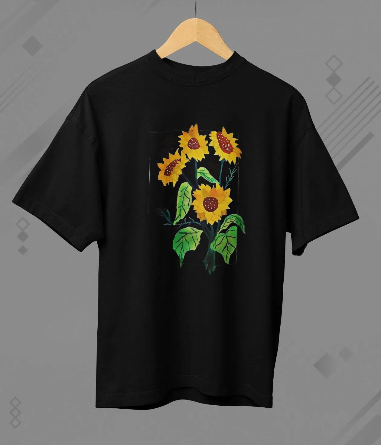 Chasing the Light - Terry Oversized T-Shirt - Dark