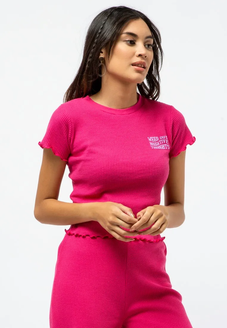 Check Textured Top