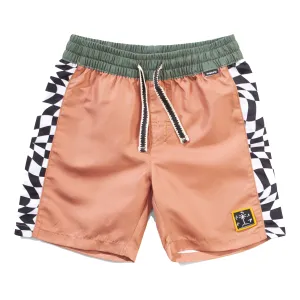 Checkdown Bshort - Lt Mustard