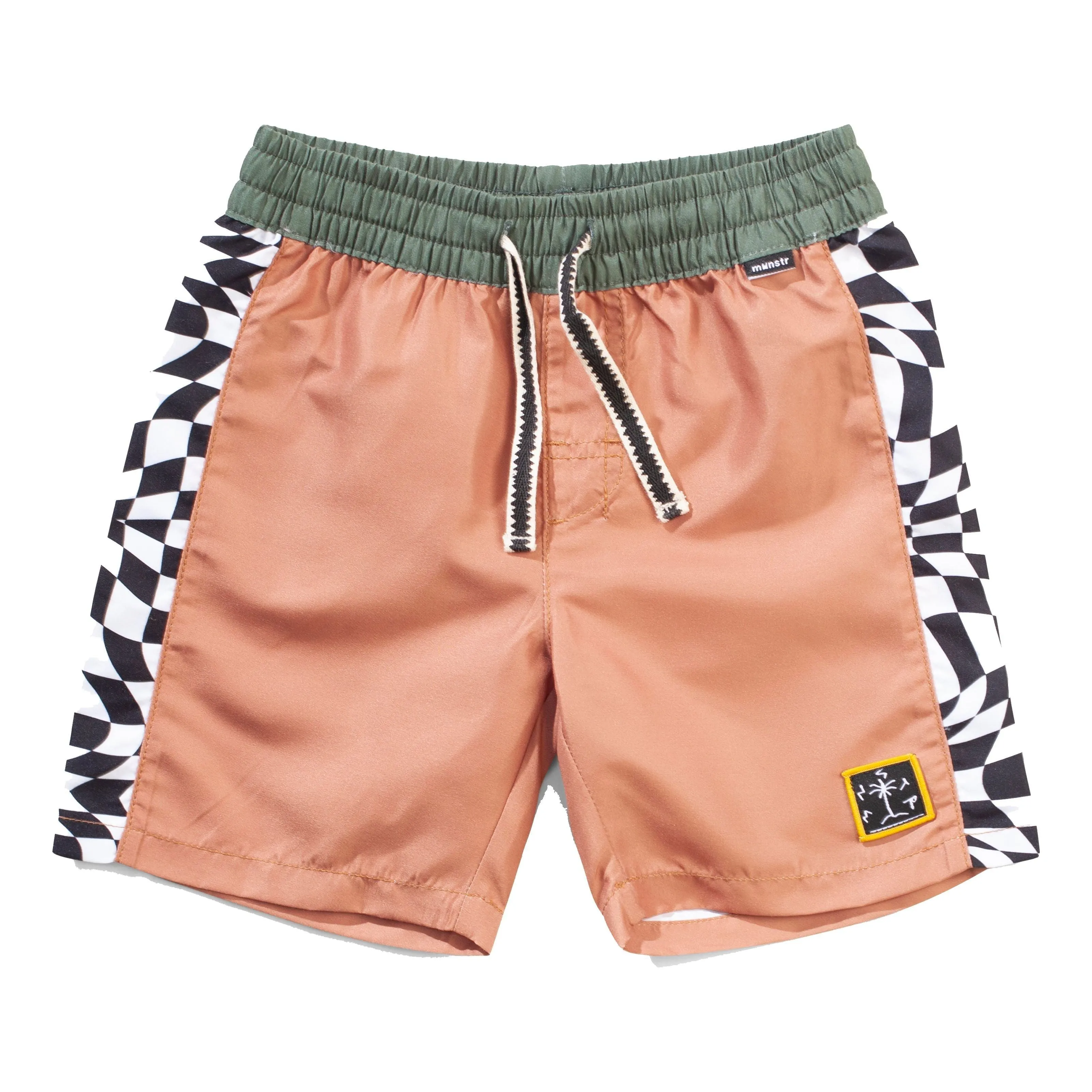 Checkdown Bshort - Lt Mustard