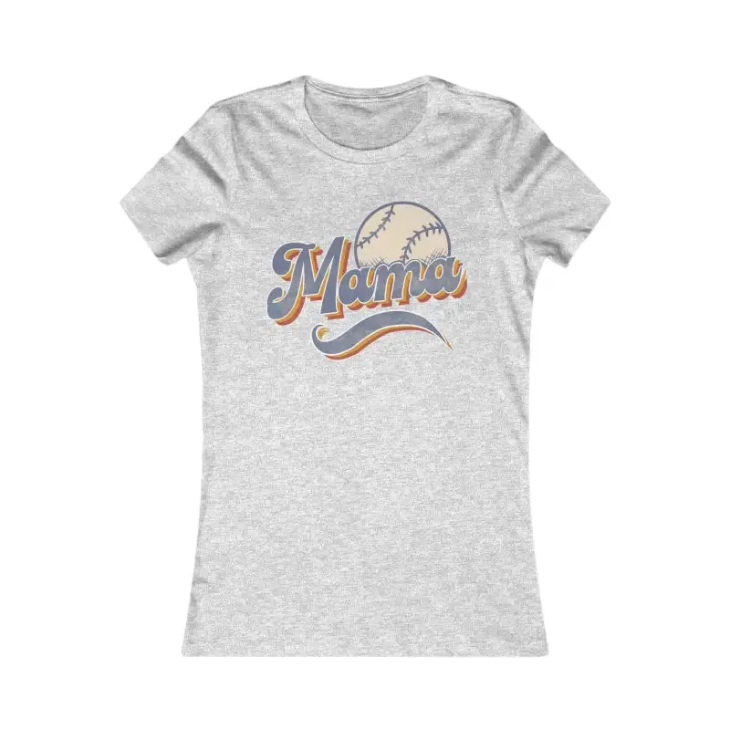 Chic Baseball Mama Favorite Tee for Game Day Style