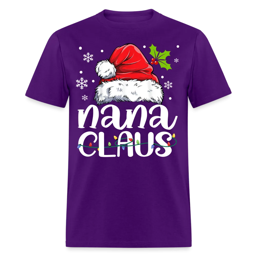 Christmas - Nana Claus - Family Shirts Men, Woman Christmas T Shirts