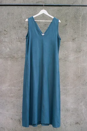 Circle Dress, Indigo, Irish Linen
