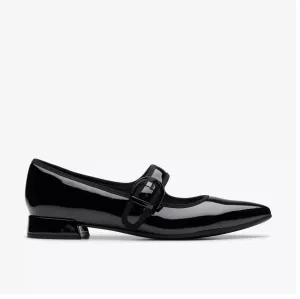 Clarks Women's Natalyn May Black Pat 26180017
