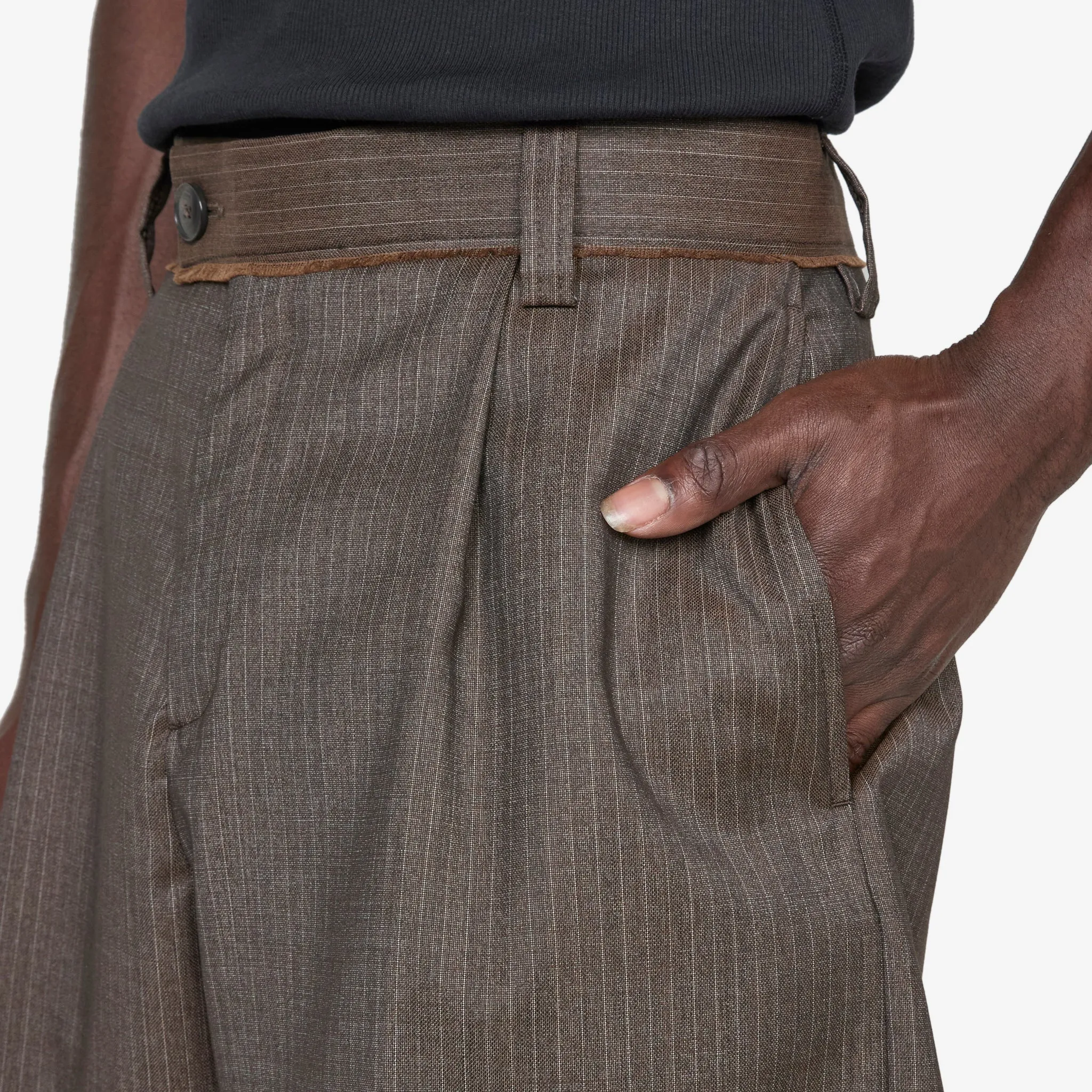 Classic Shorts Nutmeg Vintage Stripe