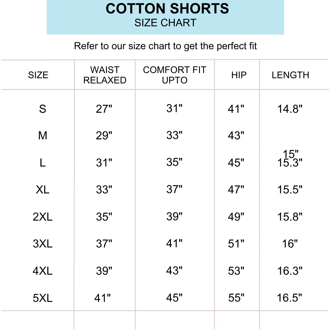 Classic Wine Cotton Shorts