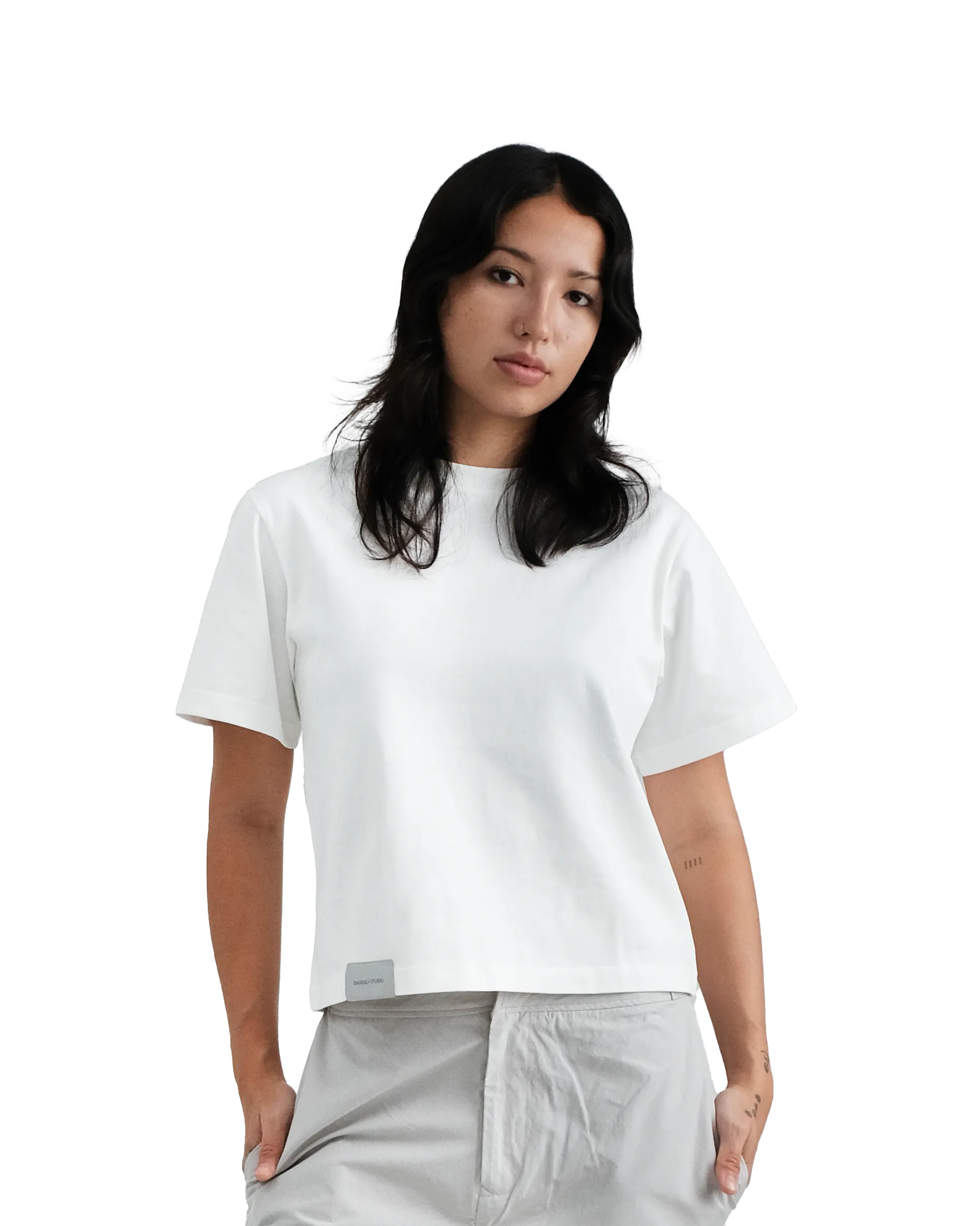 Clean Fit Tee in Salt