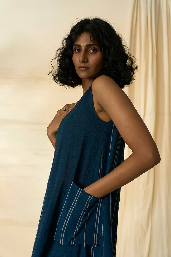 Cobalt Kala Cotton Sleeveless Dress