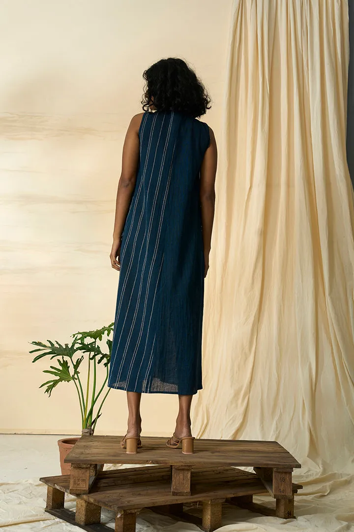 Cobalt Kala Cotton Sleeveless Dress