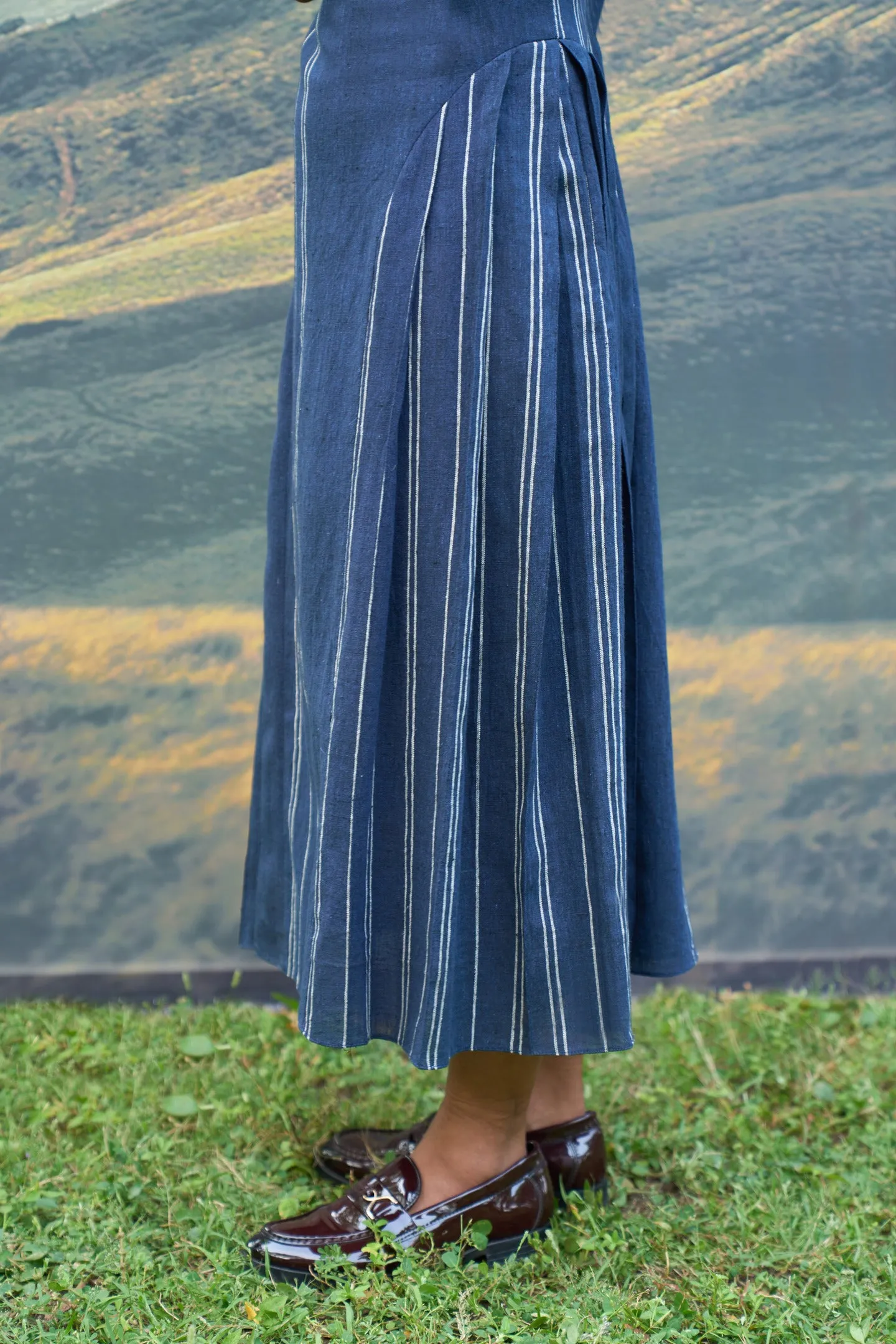 Cobalt Panelled Dress
