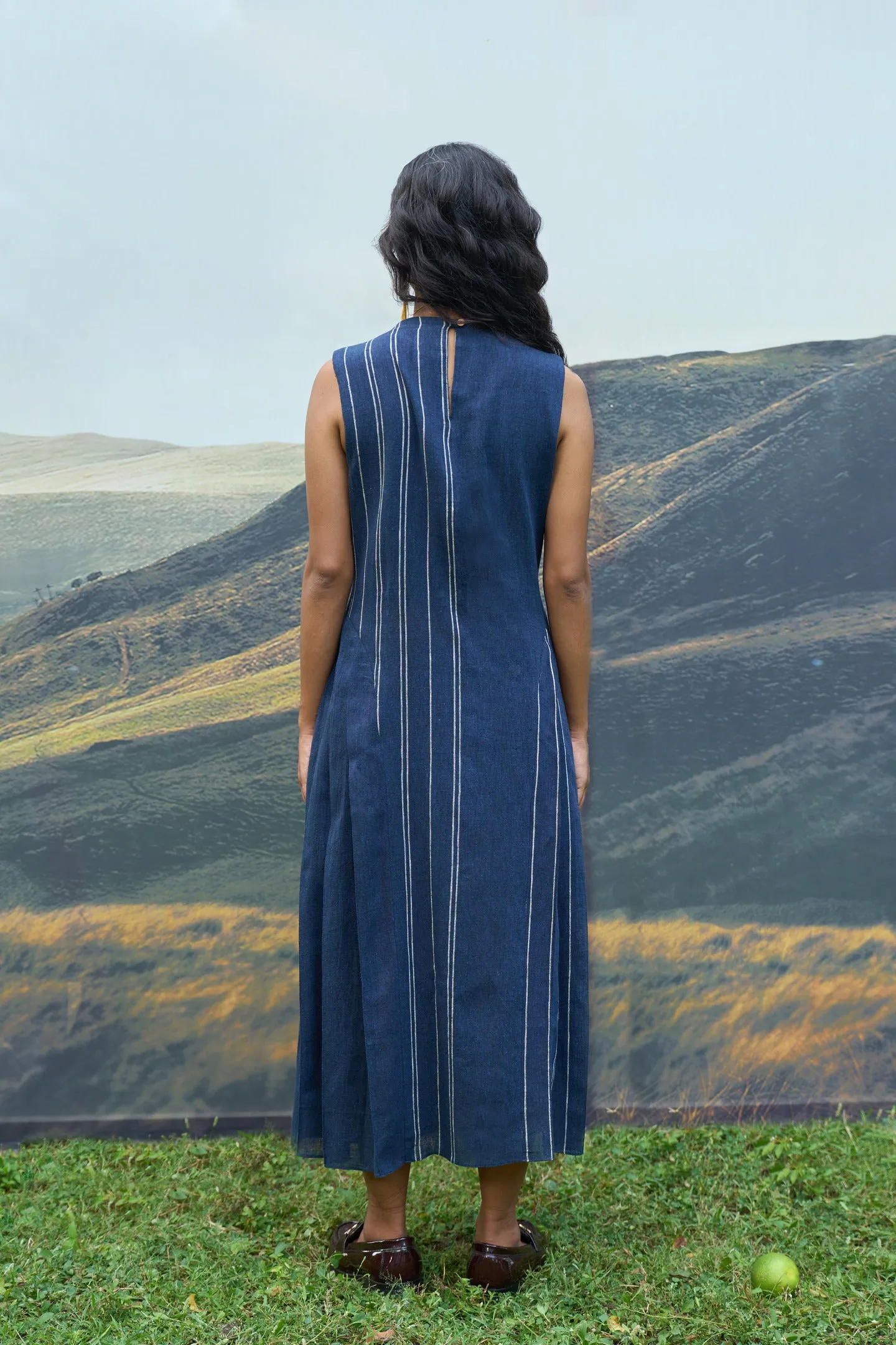 Cobalt Panelled Dress