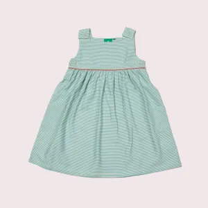Corn Silk Blue Striped Pinny Dress