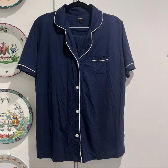 Cosabella Navy Shorts PJ Set